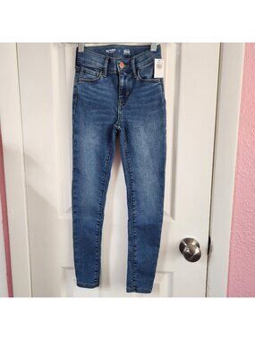 Old Navy Kids High-Rise Rockstar Jeggings 360° Stretch Built-In Tough Size 7 NWT